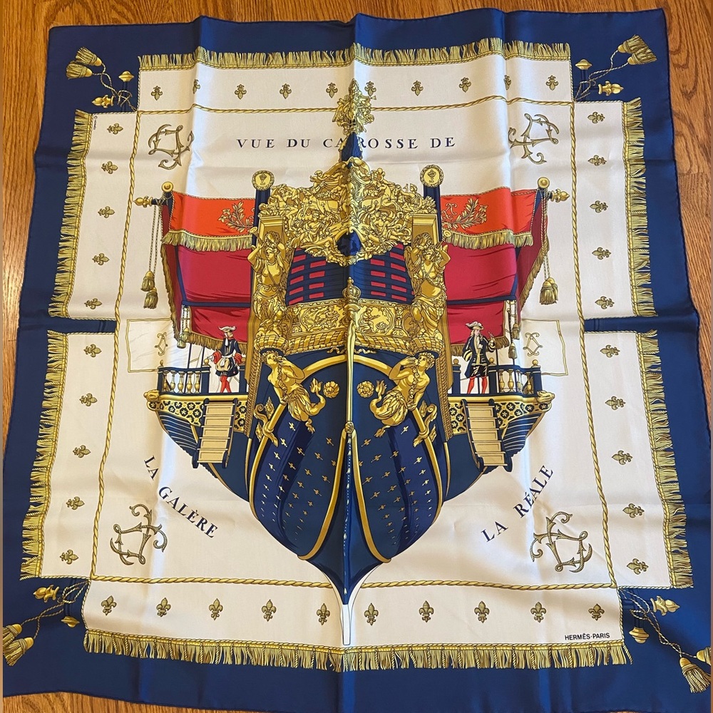 Authentic Hermès silk scarf